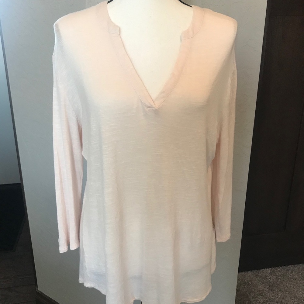 Harve Bernard Women’s Tunic Blouse, light pink, M